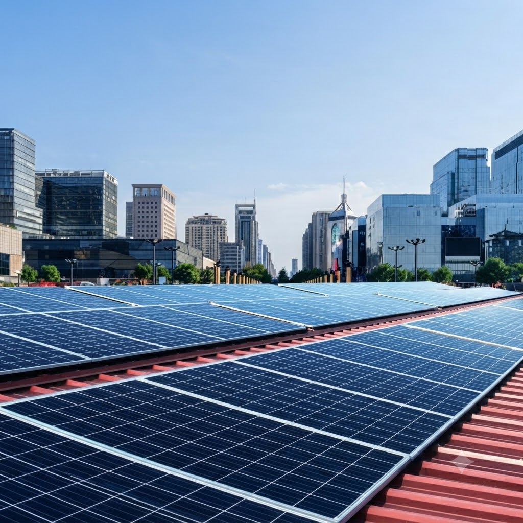 Advanced commercial solar system manufacturers in India for industrial energy grids